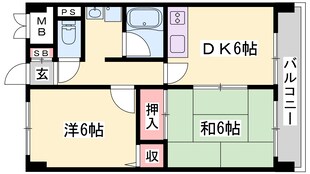 新西脇駅 徒歩19分 2階の物件間取画像